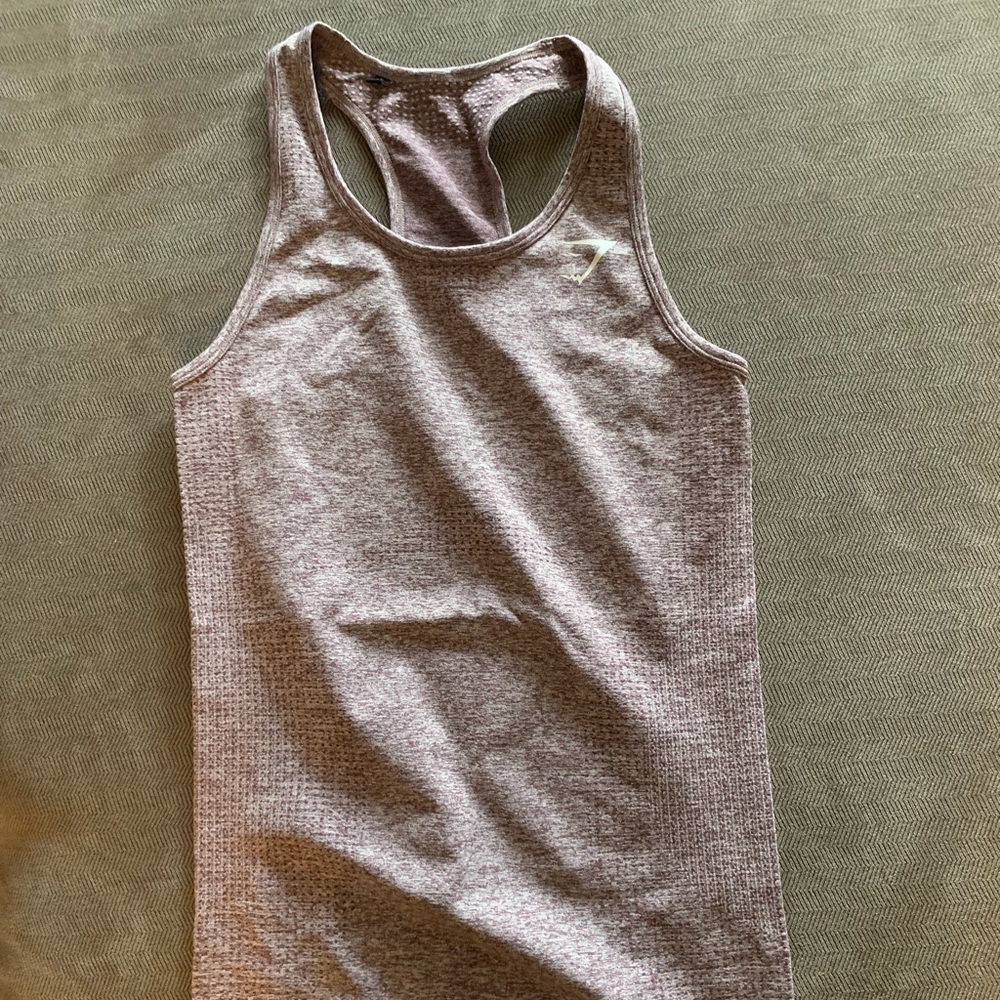 Gymshark purple seamless tank